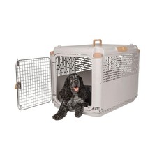 SportPet Designs Collapsible Medium Pet Travel Carrier Tan , Hard-Sided Kenn...