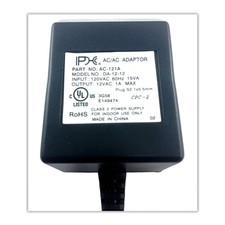 12V AC-AC Power Adapter 1000mA 2.1x5.5mm for Fiber Optic Trees, Bose, Alesis
