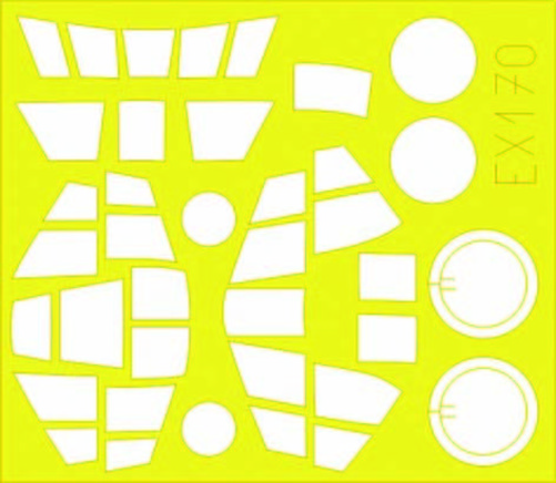 Eduard Accessories Ex170 - 1:48 Do 335A-12 Arrow for Tamiya Kit - Masking Film