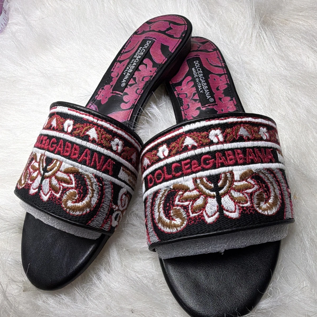 Dolce&Gabbana Slide Floral Sandals for Women for sale | eBay