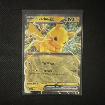 Pokémon Pikachu EX Foil 028/131 Basic Pokémon TCG 190 HP English Card