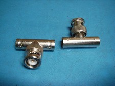 Amp Female to Female to Male BNC New T-Connectors