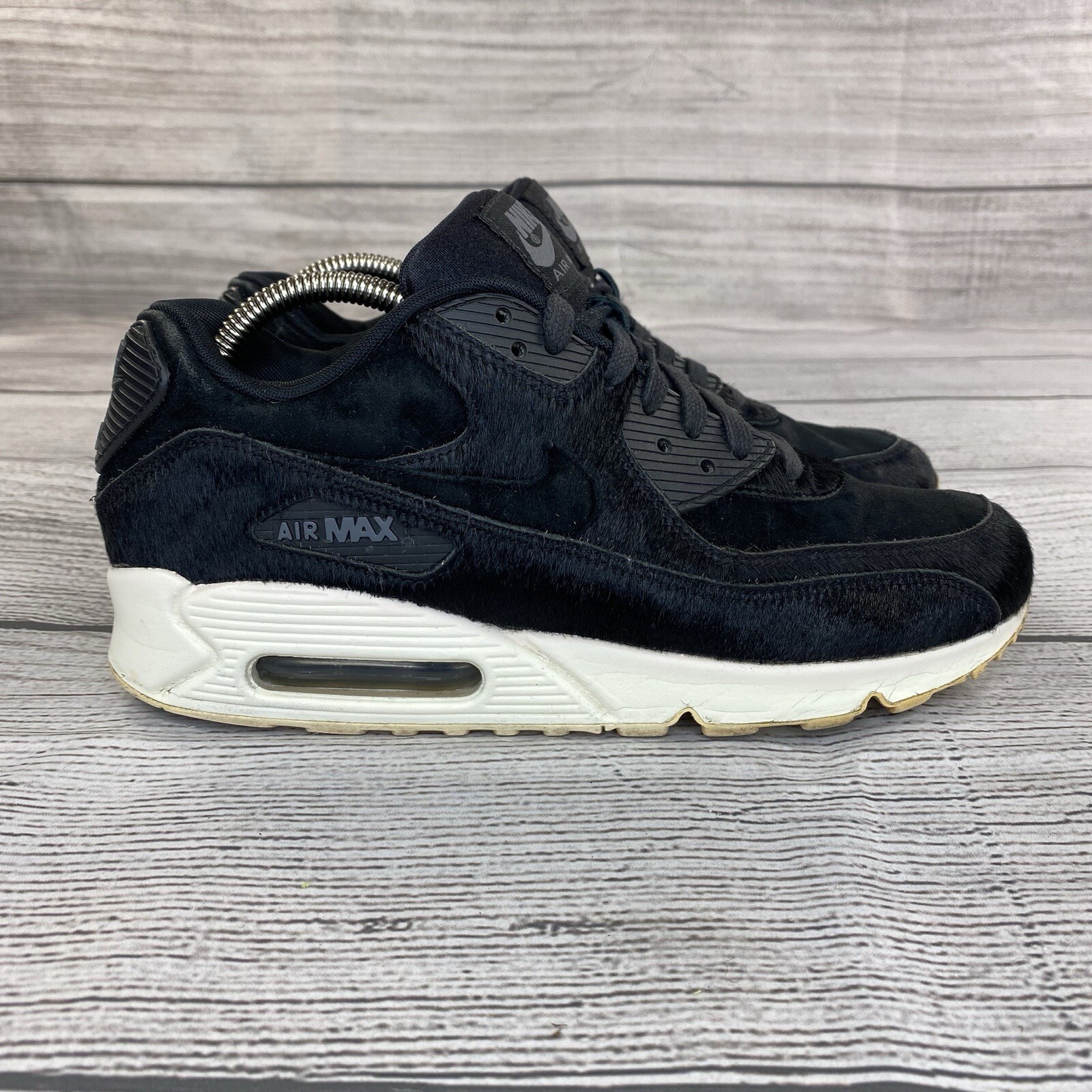 Nike Air Max 90 LUX Sneakers Donna Taglia 10 Scarpe da Ginnastica 898512 006 Pony Hair