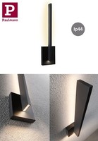 Paulmann Led AußEnwandleuchte Levka IP44 3000K 13,5W Alu 230V Anthrazit
