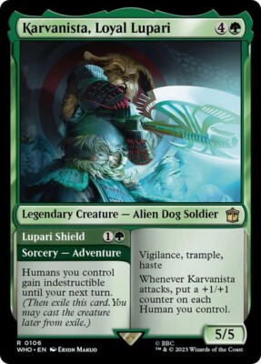 Karvanista, Loyal Lupari [Universes Beyond: Doctor Who] MTG