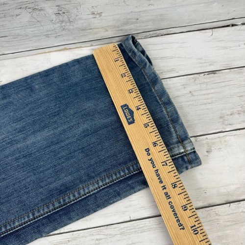Levi's 514 Slim Straight Blue Jeans Boys Size 16 - 26x28 (measures 27x29) - Picture 13 of 13