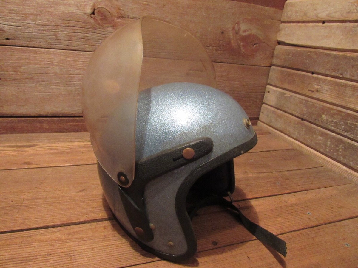 Vintage 1960-70's Motorcycle Light Blue Metal Flake Helmet | eBay Vintage 1960-70's Motorcycle Light Blue Metal Flake Helmet | eBay