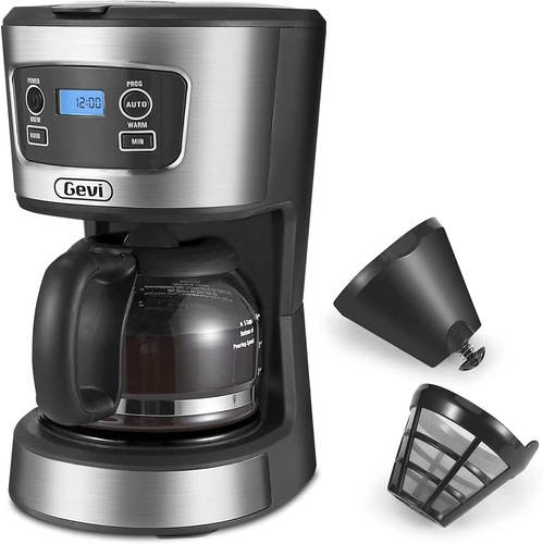 Gevi Coffee Maker, 5 Cups Small 