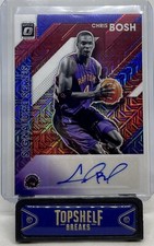 CHRIS BOSH AUTO 2019-20 PANINI DONRUSS OPTIC SIGNATURE SERIES CHOICE PRIZM SS-SB