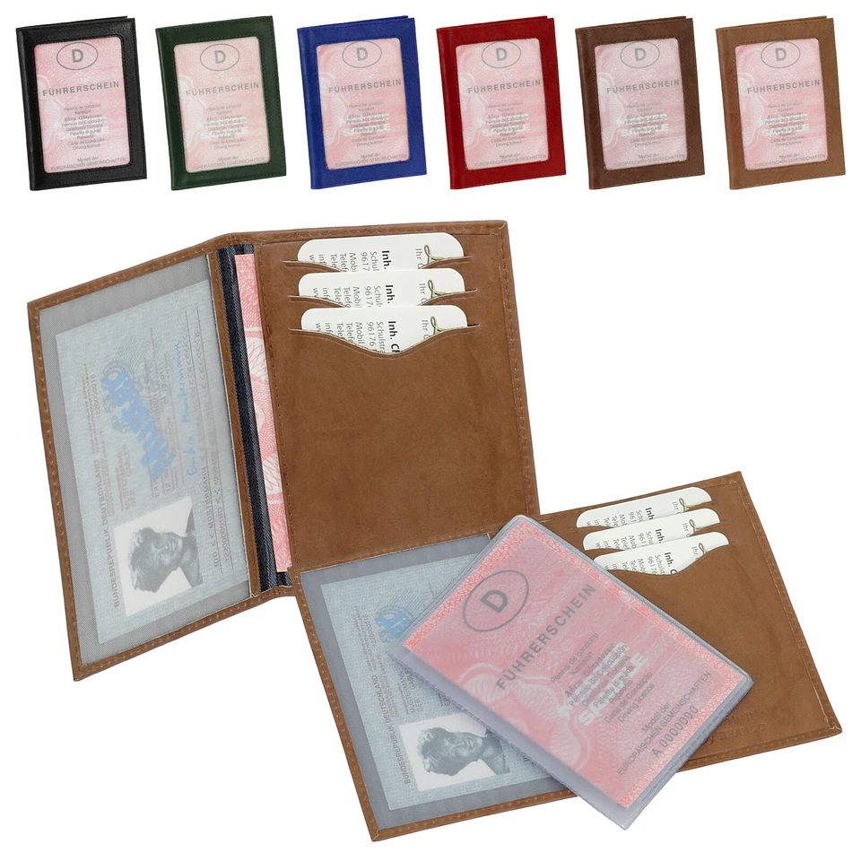 Branco Leder Ausweisetui Ausweishülle Kreditkartenetui Ausweismappe Kartenetui