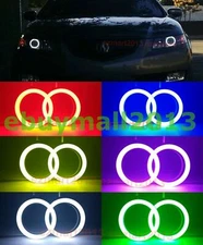 Bluetooth App Cotton RGB Halo Ring for Acura TL 04-06 Devil Angel Eyes Flash DRL