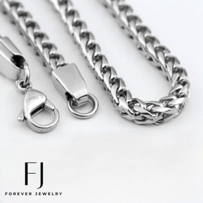 20 Zoll 24 Zoll 30 Zoll HERREN 925 STERLINGSILBER 2,5 MM SILBER FRANCO