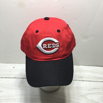 Melonwear Unisex Black Red Reds Baseball Cap Hat Size One Size CINCINATTI REDS MELONWEAR CAP, RED AND BLACK, C IN WHITE | eBay main image 3