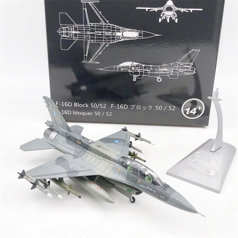 1:72 Modello Diecast Militare F-16D Fighting Falcon MiraGhost, Aeronautica Greca - Immagine 4 di 4