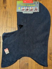 TEK GEAR MICROFLEECE HOOD / BALACLAVA / GAITER / NECK WARMER MEN/WOMEN GRAY NWT