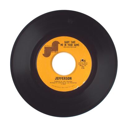 Jefferson - Baby Take Me in Your Arms; I Fell Flat on My Face - Vinyl 45 RPM 7''