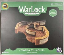 Warlock Tiles: Town  Village III: Curves Expansion - Sealed 4D WizKids