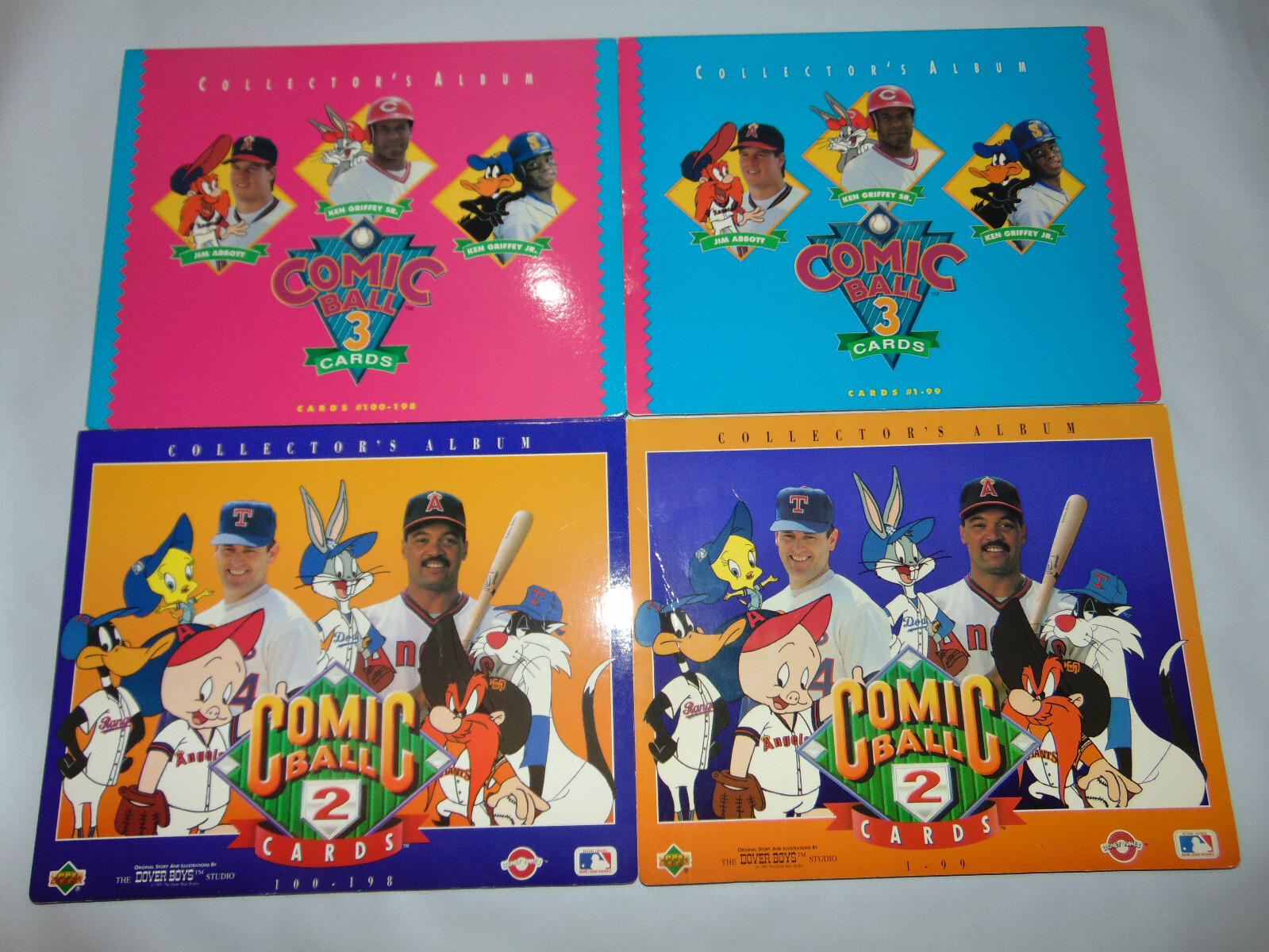 1992 Upper Deck Comic Ball 2 & 3 Comic Bowl Complete Sets + HOLOGRAMS HOLO