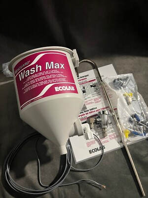 ECOLAB. P/N: 92371103. WASH MAX DISPENSER PACKAGE. HARDWARE AND