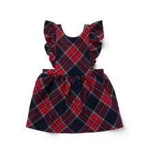 Janie and Jack Baby Tartan Ruffle Jumper Girls 12-18 Months