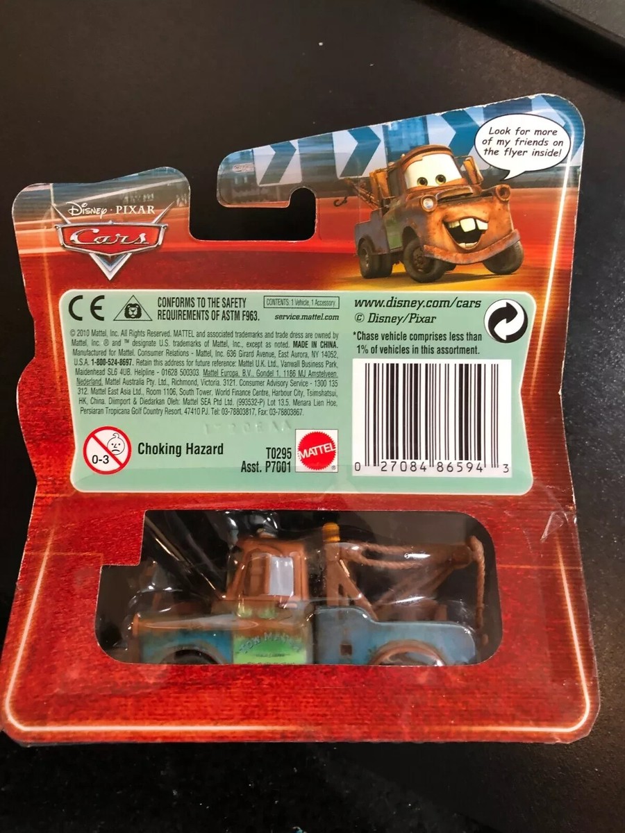 2010 Disney Pixar Cars Mater with Oil Can eye changer no