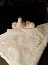 Blankets And Beyond Elephant Blue & Gray Baby Security Blanket Lovey Plush 14”