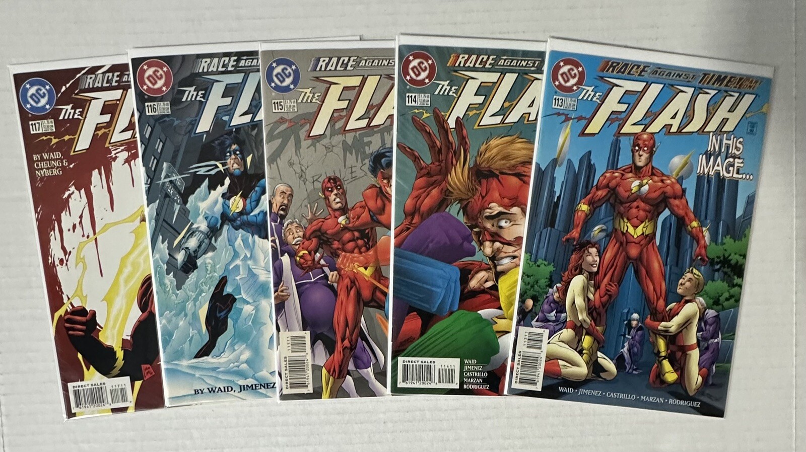 Dz Flash Rac DC: Flash- Race Against Time Vol. 2 (1995) #113-117 Complete Set | eBay