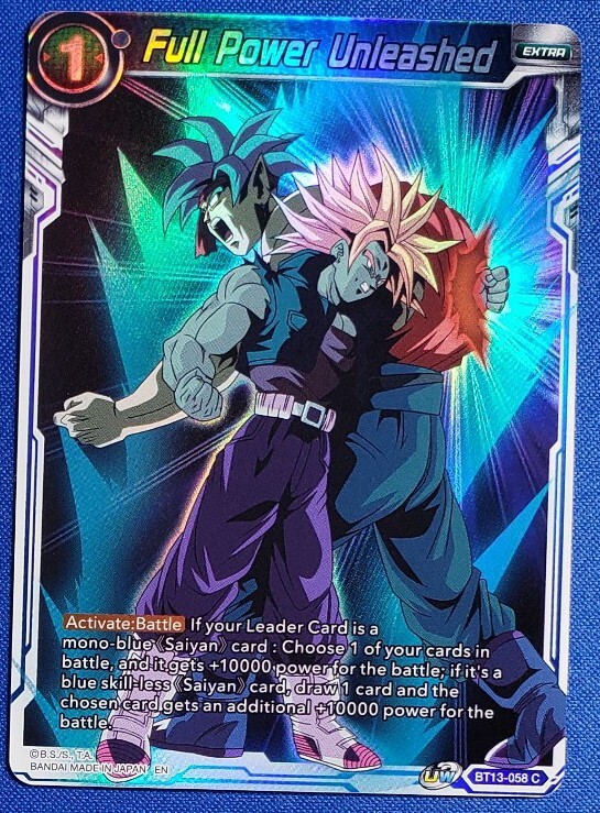 Trunks | Full Power Unleashed BT13-058 Foil Dragon Ball Trunks | Full Power Unleashed BT13-058 Foil Dragon Ball