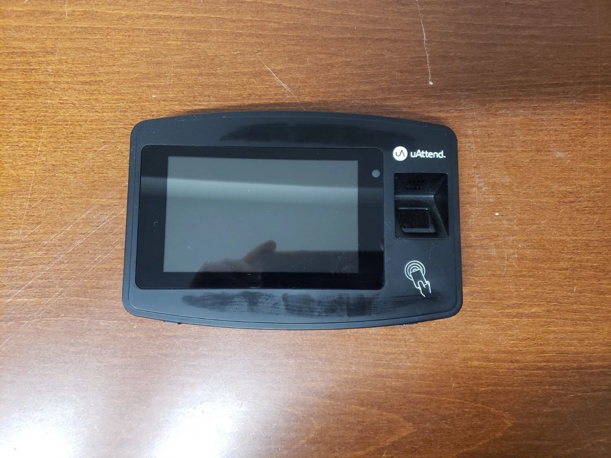 UAttend CloudConnected Touchscreen Time Clock Time Clock