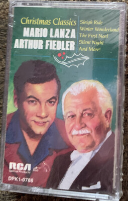 MARIO LANZA & ARTHUR FIEDLER-Christmas Classics Cassette