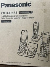 Panasonic KX-TGD583M2 L2C Cordless Telephone System NEW  *Read For Contents*