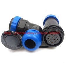 SD28 12pin waterproof connector,High Voltage LED Display Power Cable Plug Socket