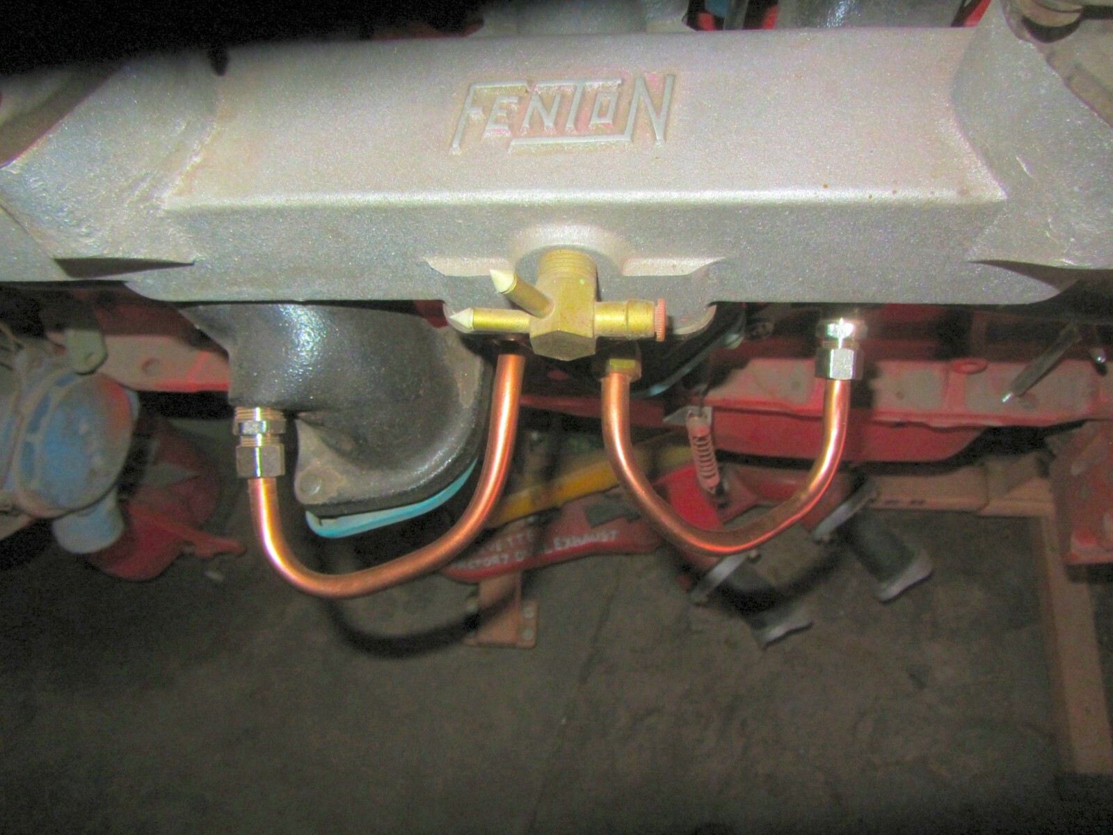 19371962 Chevy 216 235 261 manifold heat kit use with Fenton headers