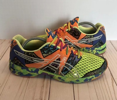 multicolor asics shoes