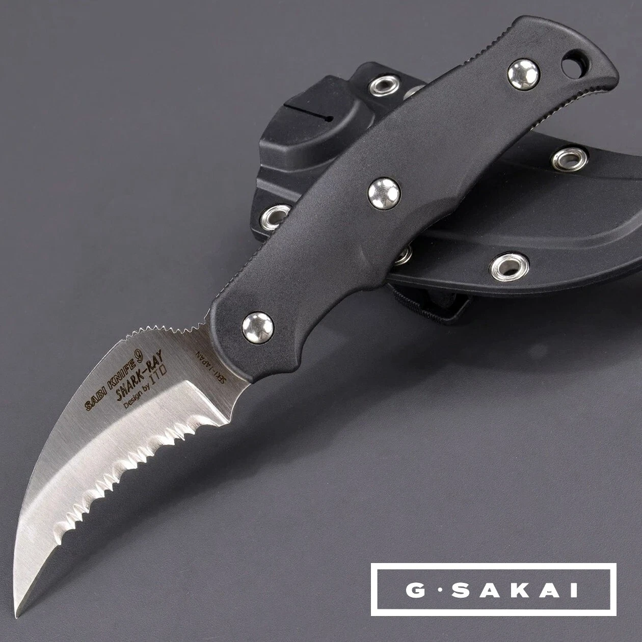 G-SAKAI SABI-KNIFE9 Rust Resistant Low-Carbon Steel Serrated Knife Made in Japan
Opens in a new wind