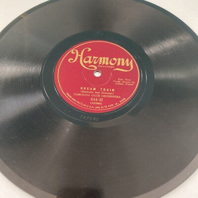1929 JAZZ - HARRY RESER - Jerome Conrad Orch 78 rpm HARMONY 844 WEDDING BELLS V