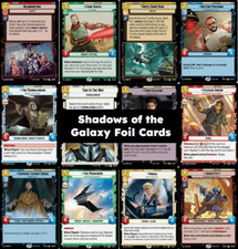 SWU Shadows of the Galaxy Riesige Sammlung von Folienkarten - UK-Verkäufer