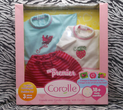 KLEID KLEID COROLLE PUPPE CALIN TIDOU 30 CM NEU IN BOX 3 VERFÜGBAR