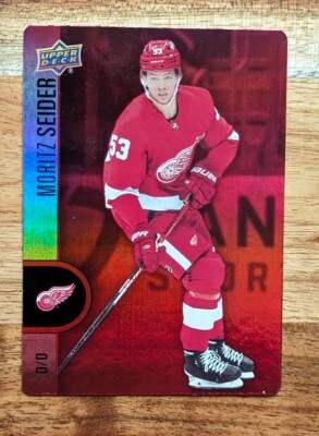 2021 22 Upper Deck Tim Hortons Moritz Seider Rookie Red Die Cut #DC-42 Red Wings