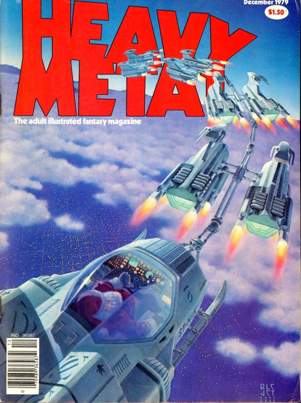 HEAVY METAL Dec 1979 - Harlan Ellison; Gahan Wilson; Corben; Very Good.