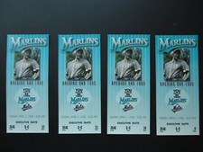 RARE – 1995 FLORIDA MARLINS (BOTH) OPENING DAY TICKETS