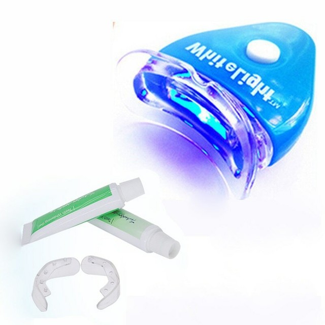 Blue Light Teeth Whitening Device Teeth Gel Dental Care LED Whitener 2
