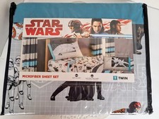Disney Star Wars 3 Piece Twin Sheet Set Stormtrooper, R2-D2