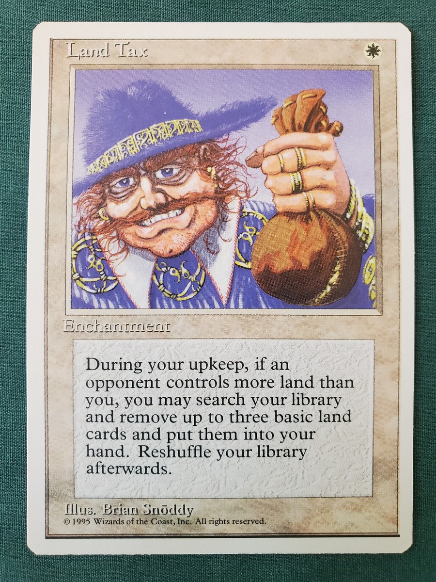 Land Tax 4th Revised Set NM MTG Magic the Gathering Card | eBay