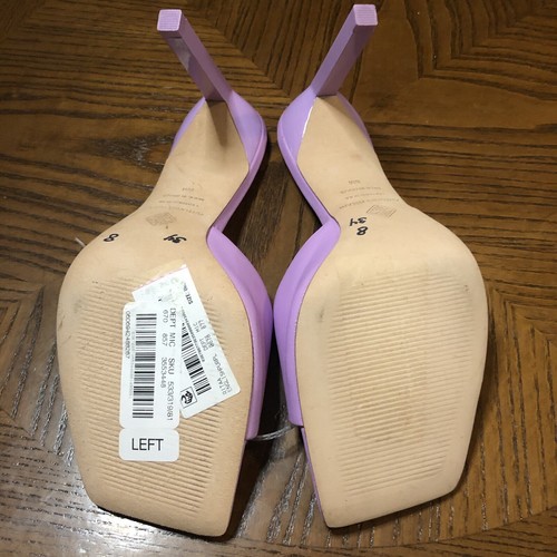 Antonio Melani Ritaa Lavender Purple Open Toe Square Toe Heels - NWOB / Size 8 - Picture 9 of 9