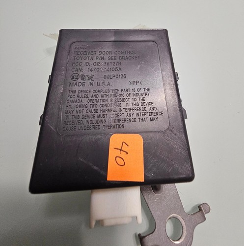 Toyota 2000-2008 Door Control Receiver Keyless Entry Fcc id: GQ43VT27R - Picture 2 of 5