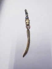 DIRTY HANDS JEWELRY LONG LION HEAD THOOT PENDANT - TWO MADE