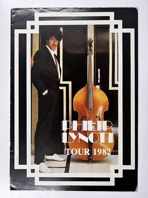 Phil Lynott Thin Lizzy Programm Original Vintage Der Renegade Europatour 1982