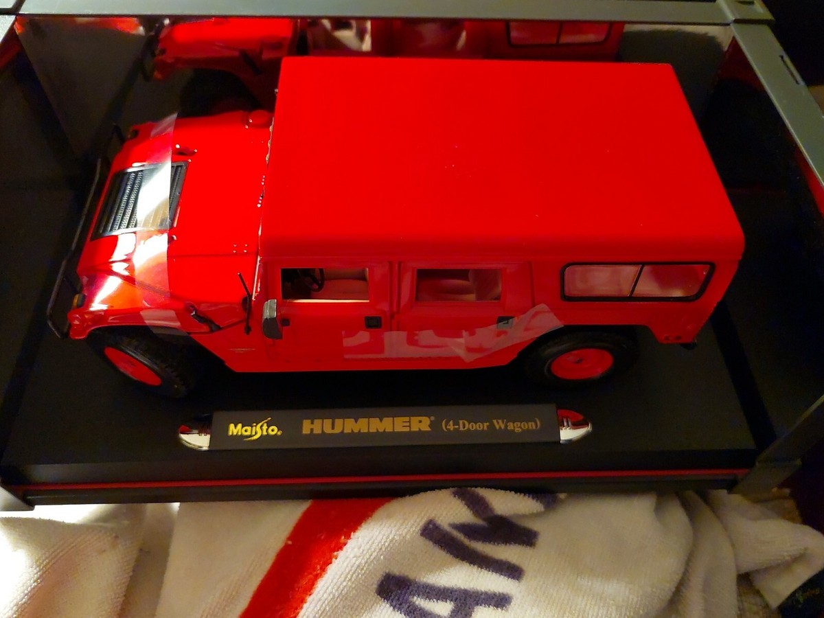 STUNNING & TOUGH! HUMMER 4-DOOR WAGON DIECAST- 1:18 SCALE, MAISTO