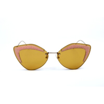 Fendi Yellow Gold Ff0355/S Emp Geometric Women Glass Sunglasses Fendi Women main image 2